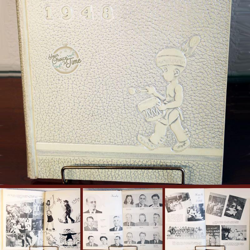 A vintage 1948 yearbook